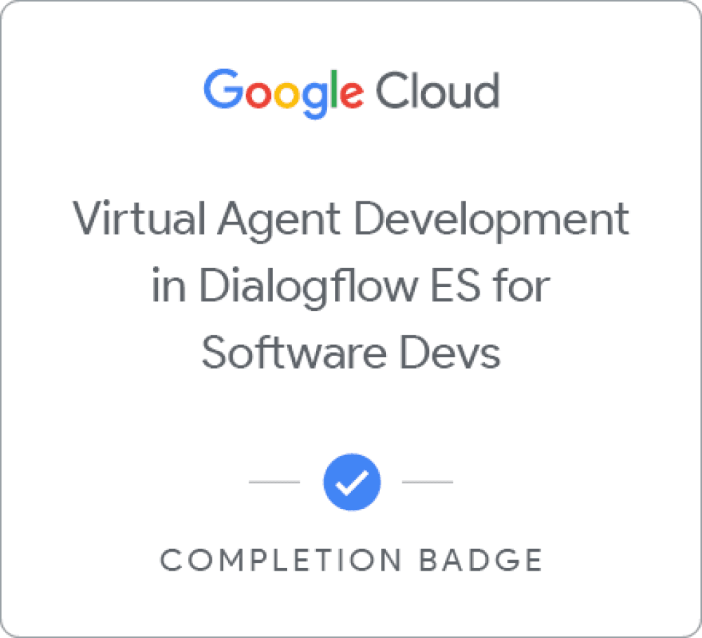 Virtual Agent Development in Dialogflow ES for Software Devs
